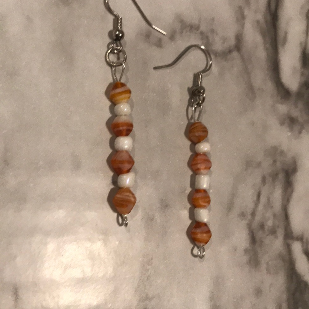 Natural stone earrings - Picture 4 of 6
